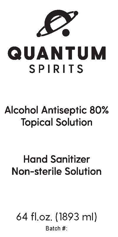 1893 mL Front Label (Hand Sanitizer 64 Fl Oz 1893 mL)